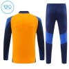 Juventus Trenings Collegegenser 2024-25 Kvart-Zip Oransje - Barn